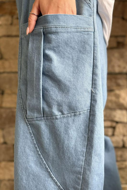 Juno Soft-Stretch Barrel Jean Light